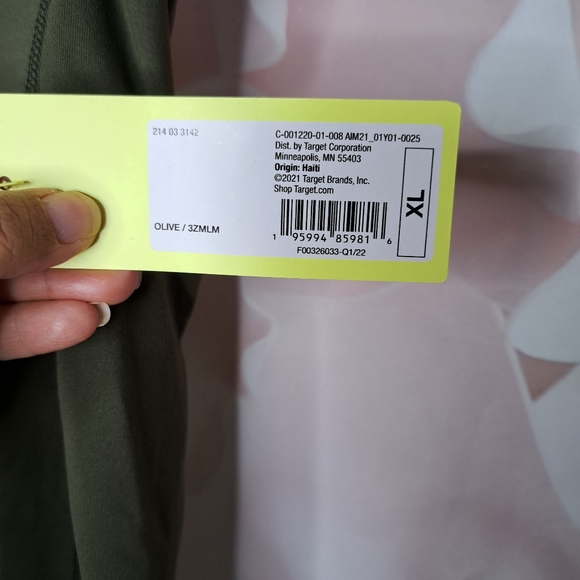 NWT All In Motion Simplocity Twist High Rise Leggings In Olive Green - Picture 5 of 10